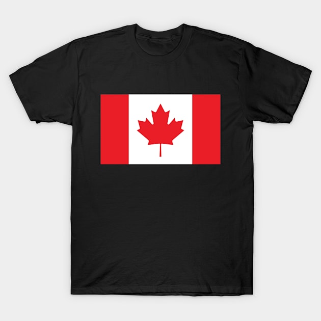 flag of canada T-Shirt by gold package